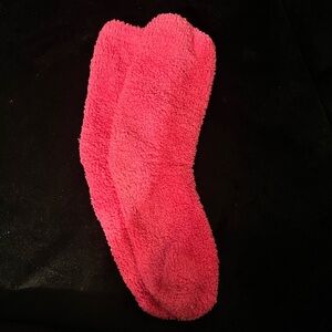 3/$15 Cozy Pink Fuzzy Socks